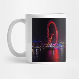 River Thames View at Night Mug